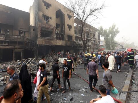 Al menos 119 muertos en atentado en Bagdad reivindicado por Estado Islámico