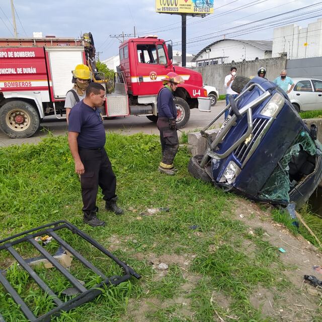 Un muerto y dos heridos en un accidente registrado en la vía Durán-Yaguachi