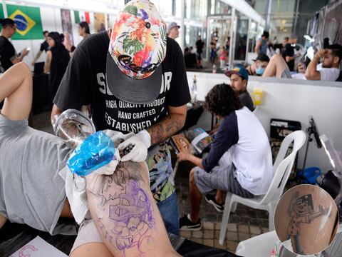 Casi mil tatuajes se plasmaron en los tres días del festival por fiestas de Guayaquil