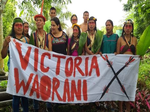 Waoranis celebran fallo que evitará extraer petróleo 