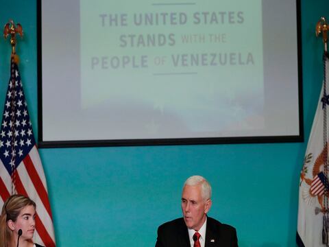 Mike Pence: “Es el momento de terminar con el régimen de Maduro”