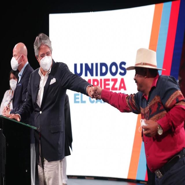 Guillermo Lasso superó a Yaku Pérez en votación