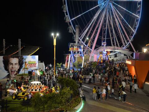 Parques de diversiones y circo animan tres sectores de Guayaquil