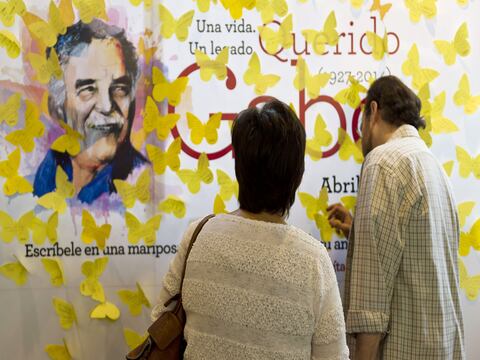 Las mariposas amarillas para rememorar a Gabo