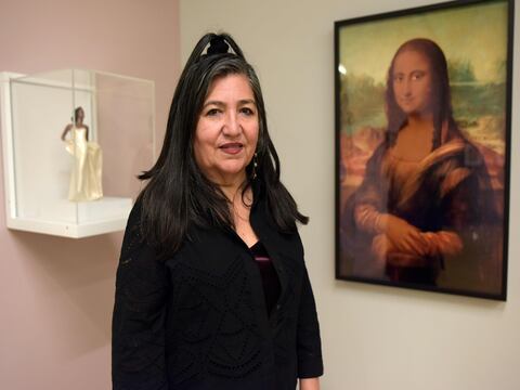 Mona Lisa &#039;marrón&#039; propuesta de artista plástica