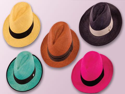 Sombreros de paja toquilla, un toque de color a lo tradicional