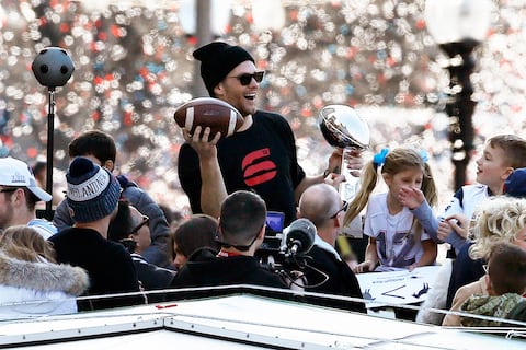 Patriots celebran en Boston su 6.° Super Bowl