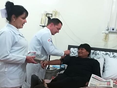 Presidente boliviano Evo Morales informó que fue operado satisfactoriamente de un pequeño tumor