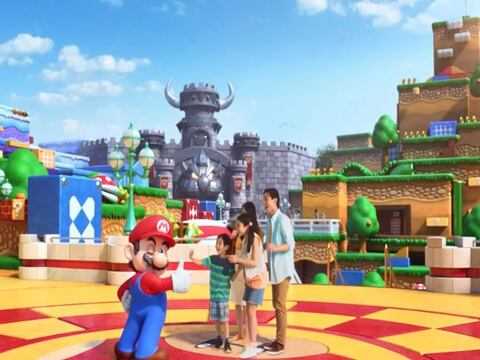 Graban el nuevo parque de atracciones de Nintendo desde un hotel