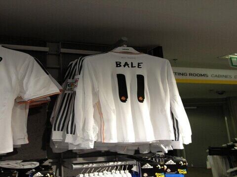 Camiseta del Real Madrid con el nombre de Bale ya se vende en Adidas