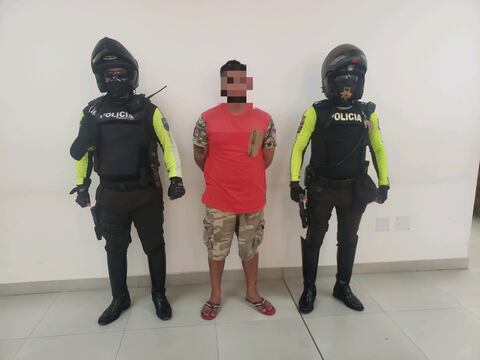 En Manta detuvieron a hombre que tenía alerta roja en Colombia por asesinato