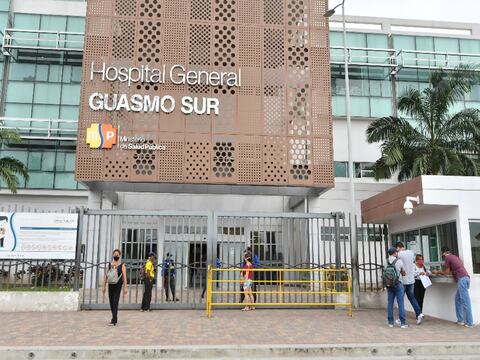Hospitales Monte Sinaí y Guasmo sur reanudan atención consulta externa por menor demanda de pacientes COVID-19