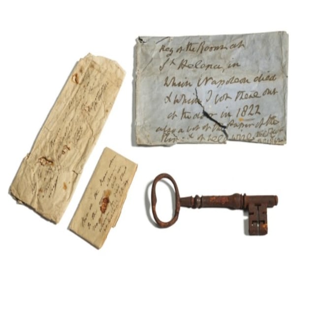 La llave de la habitación donde murió Napoleón en Santa Elena irá a subasta