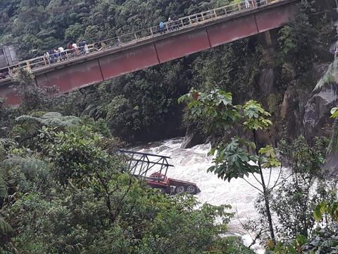 Un fallecido por caída de vehículo en un río de Zamora Chinchipe