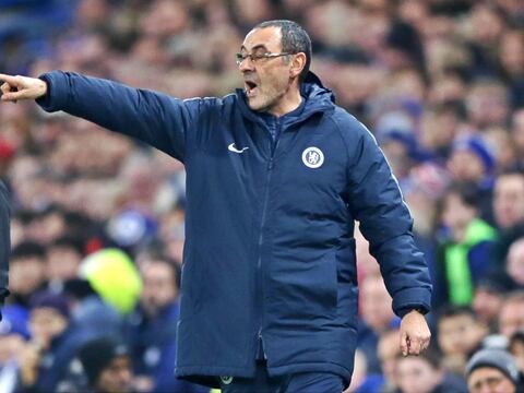 Para Sarri, DT del Chelsea, la final contra el Manchester City definiría su futuro