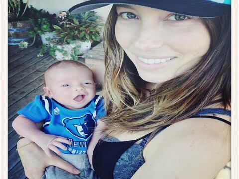 Justin Timberlake y Jessica Biel publican la primera foto de su hijo en Instagram