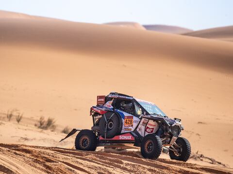 Sebastián Guayasamín, 'con ganas de más' en el Rally Dakar