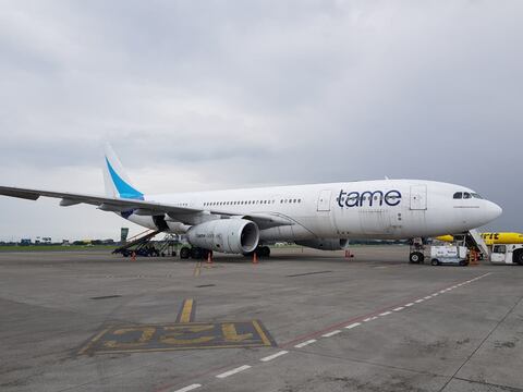 El único A330  que operaba en Tame inició vuelo de regreso para devolverlo a su propietario