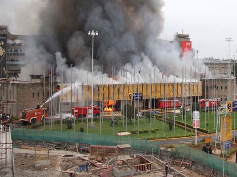 Incendio paraliza aeropuerto de Nairobi