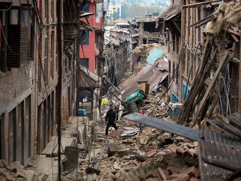 Al menos unos 8 millones de damnificados tras terremoto de Nepal