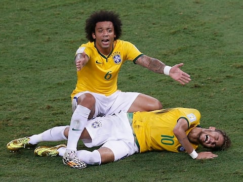 Scolari dice que Neymar quedaría descartado para el juego ante Alemania