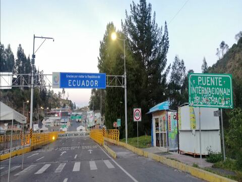 Con una marcha, gremios de la frontera norte pedirán apertura del puente internacional Rumichaca