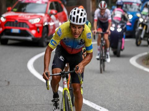'Estar en otra fuga y repetir triunfo de etapa', los objetivos de Jonathan Caicedo para la segunda semana del Giro de Italia