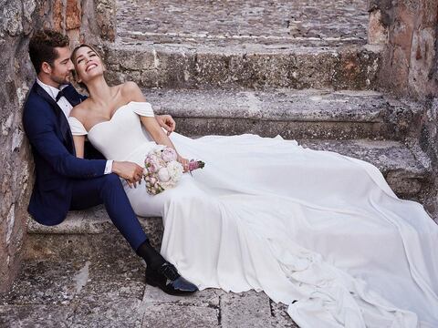 David Bisbal se casó con la modelo venezolana Rosanna Zanetti