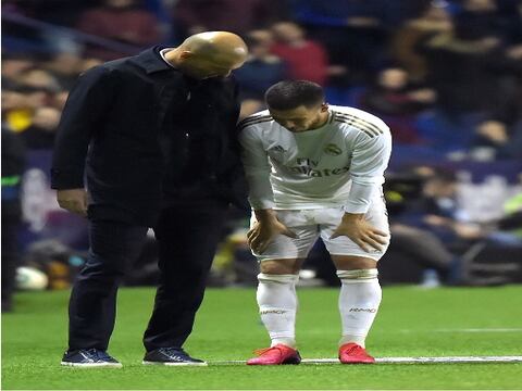 Zidane no quiere arriesgar a Eden Hazard debido a sus lesiones
