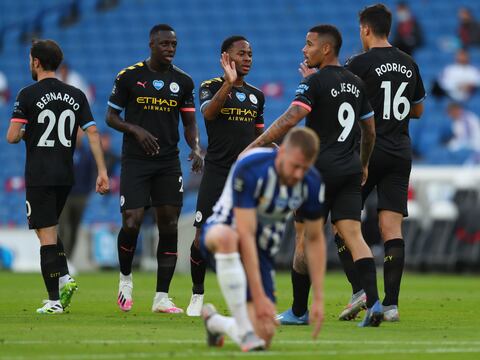 Manchester City aplastó 5-0 al Brighton | Fecha 35 de la Premier League