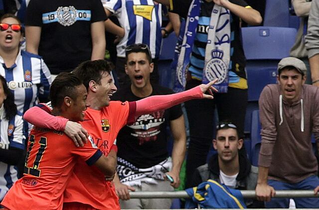 Neymar y Messi le ganaron el derbi a Felipao