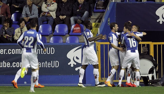 Felipe Caicedo marcó, pero el Espanyol se dejó empatar
