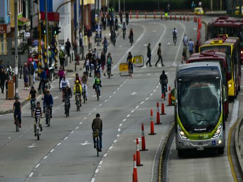 Sin uso de autos se celebró el Día de la Tierra en Bogotá y Medellín