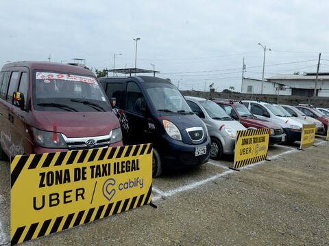 Se detuvo a once autos que brindaban el servicio de Uber y Cabify en Guayaquil