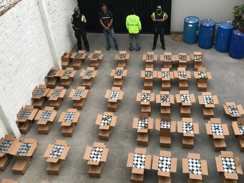 Casi 90 toneladas de drogas decomisadas en Ecuador en este 2020; la última iba en 8.688 latas de atún