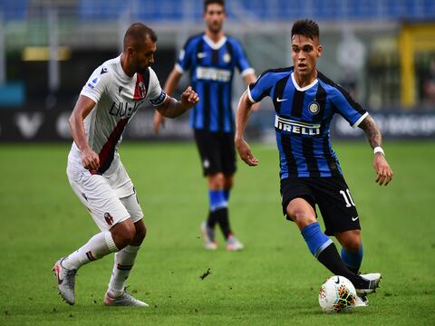 Inter Milán empató a 2 con el Hellas Verona y se queda sin opciones por el título