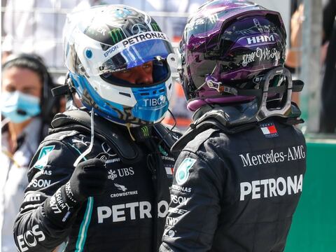Valtteri Bottas se impone a su compañero de equipo Hamilton en la pole position del Gran Premio de Austria