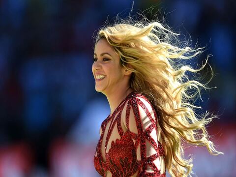 Shakira cautivó en la final del Mundial