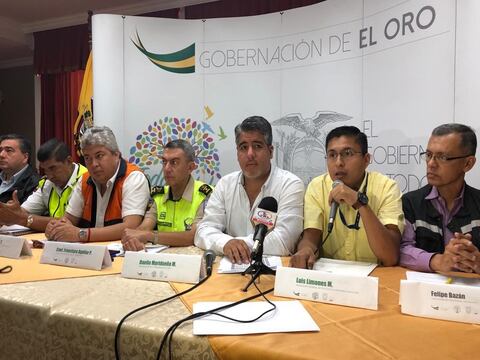 Autoridades de El Oro presentaron plan de contingencia para el feriado de Carnaval