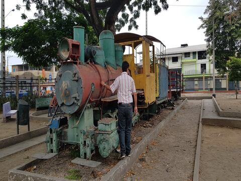 Inquietud por supuesta chatarrización de ferrocarril que estaba en parque del Guasmo, en el sur de Guayaquil