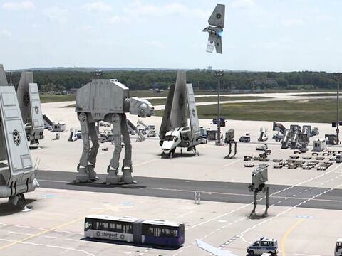 El Imperio de Star Wars en aeropuerto de Alemania