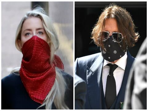 El reencuentro de Johnny Depp y Amber Heard en la corte: así fue el primer día de audiencia