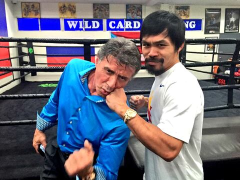"Rocky Balboa" vs. Manny Pacquiao, ¿quién ganará?