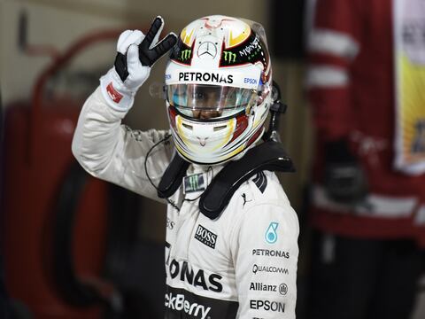 Lewis Hamilton, primero en la partida de Bahréin