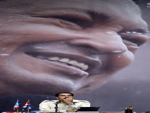 Imagen de Hugo Chávez, el soporte de Nicolás Maduro