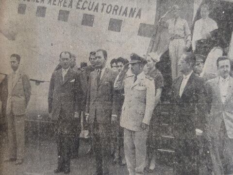 Hace 60 años el presidente argentino Arturo Frondizi pasó por Guayaquil