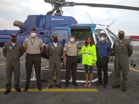 Localizan a turista alemana en acantilado en Salango, provincia de Manabí