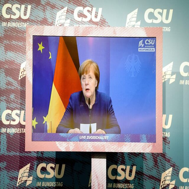 Angela Merkel advierte que variante británica de Covid-19 podría multiplicar por 10 la incidencia y llama a medidas estrictas