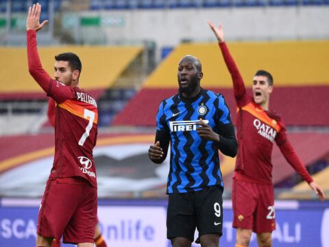 Inter es frenado por la AS Roma y el empate beneficia al líder AC Milan