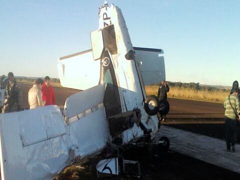 Dos brasileños mueren en accidente de avioneta en Paraguay
